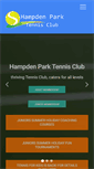 Mobile Screenshot of hampdenparktennis.co.uk